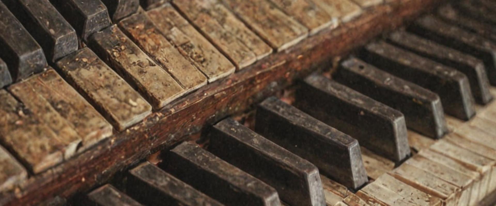 Vintage Piano Keys
